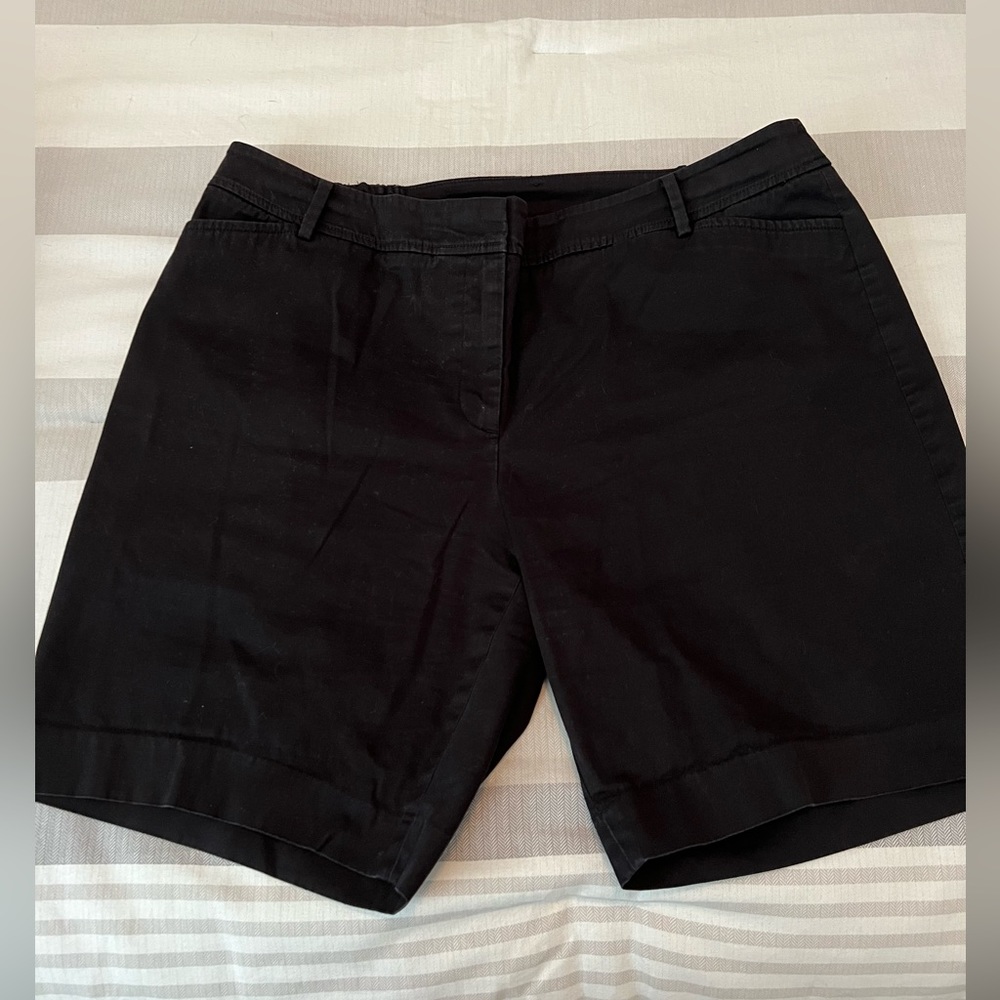 Talbots black perfect shorts